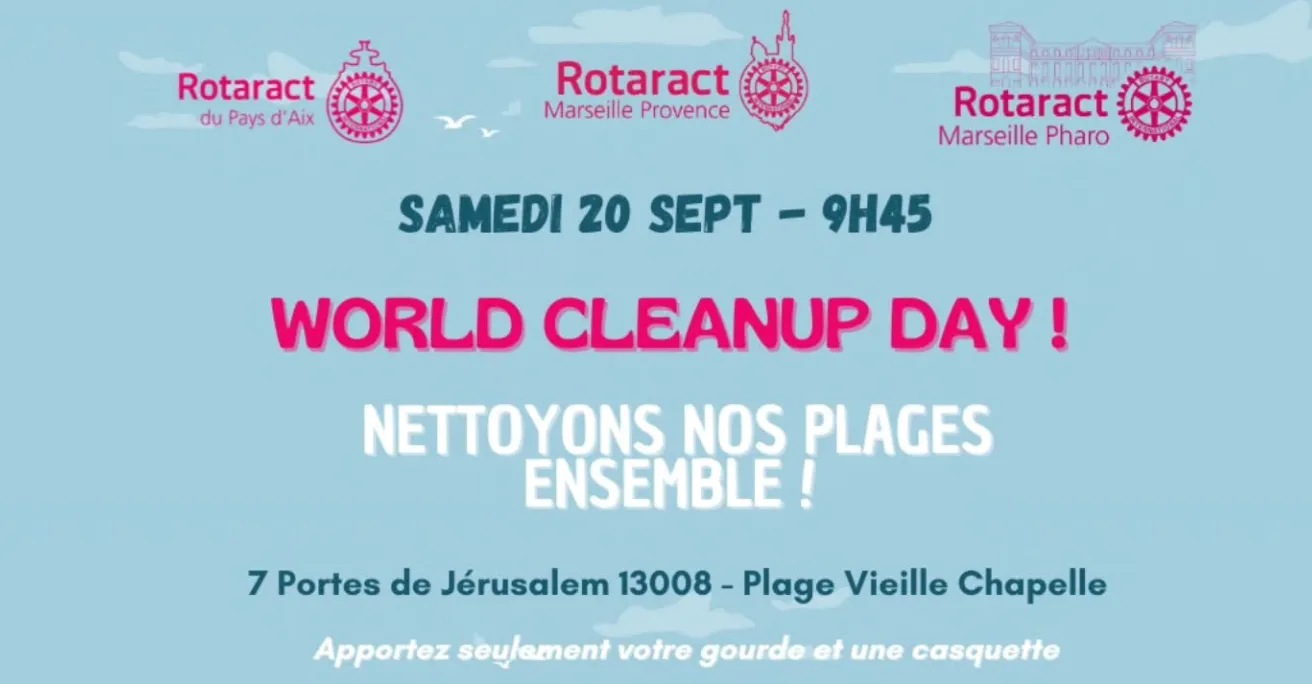 World clea up day plage de la vieille chapelle