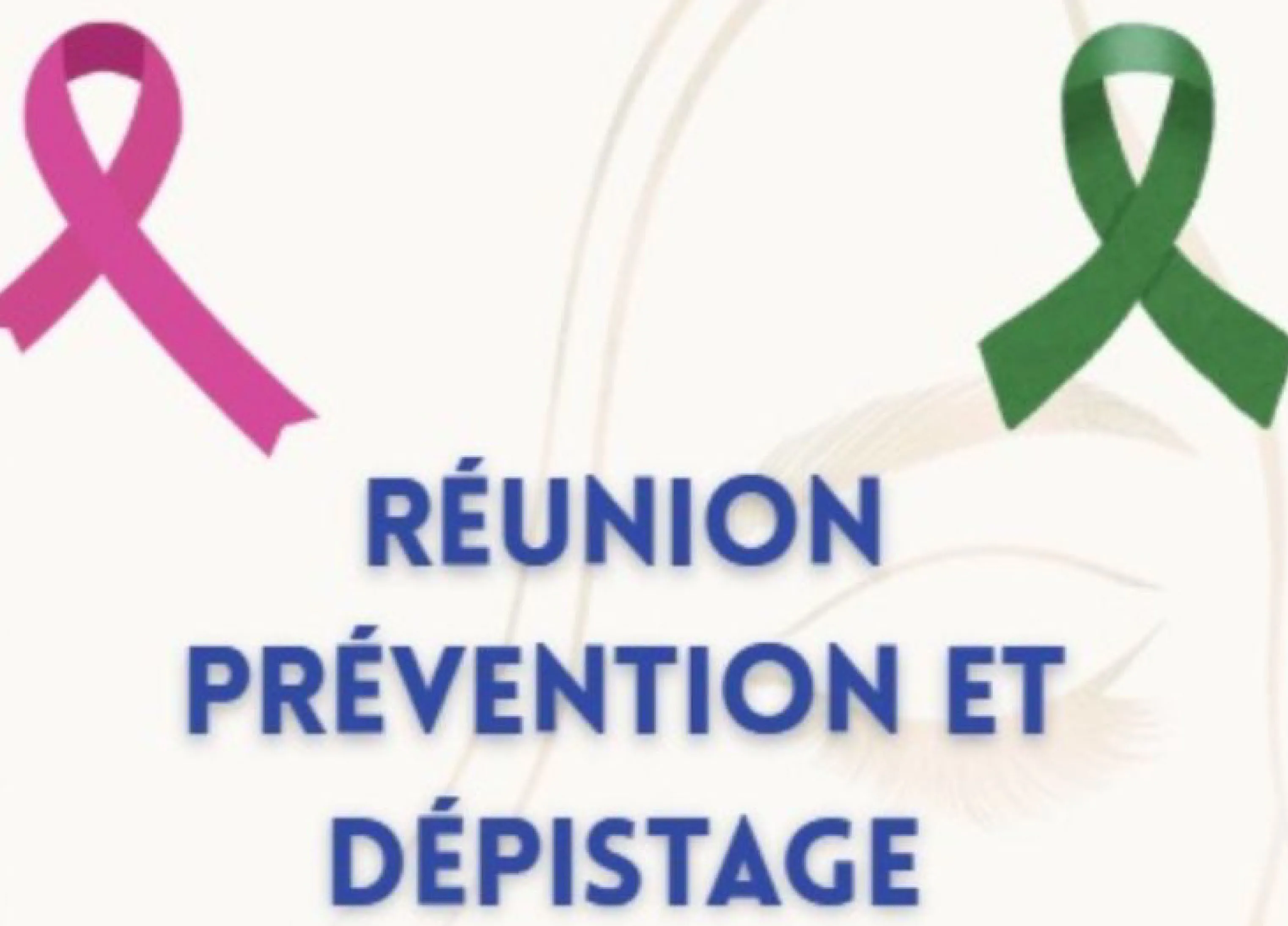 Réunion de dépistage cancaer du sein et de l'uterus