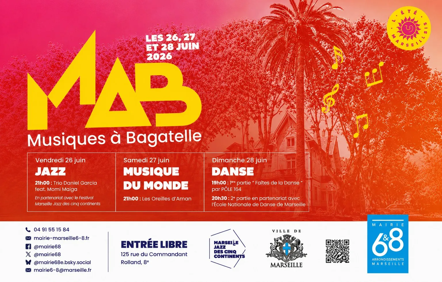 Musiques à Bagatelle 2026