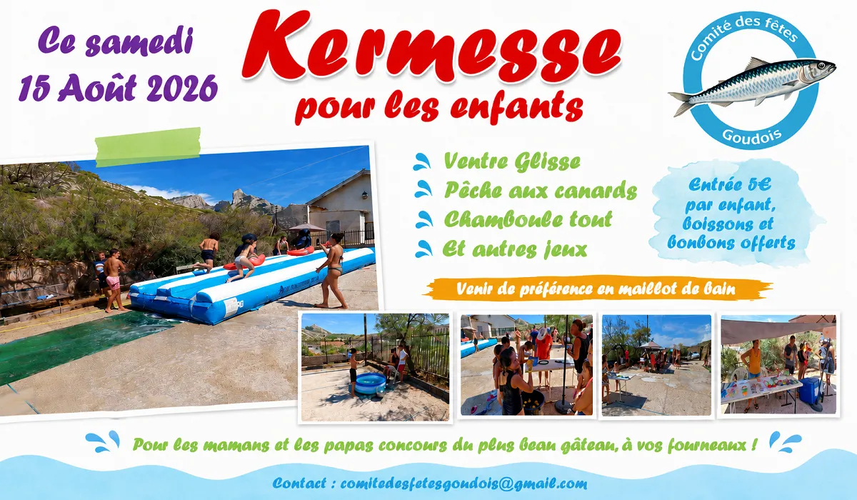 Kermesse pour les enfants aux Goudes